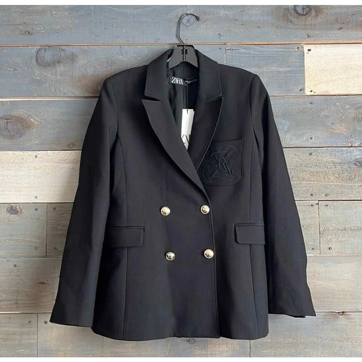 Zara ZARA FITTED EMBROIDERED BLAZER Size M / US 6-8 / IT 42-44 - 4 Thumbnail