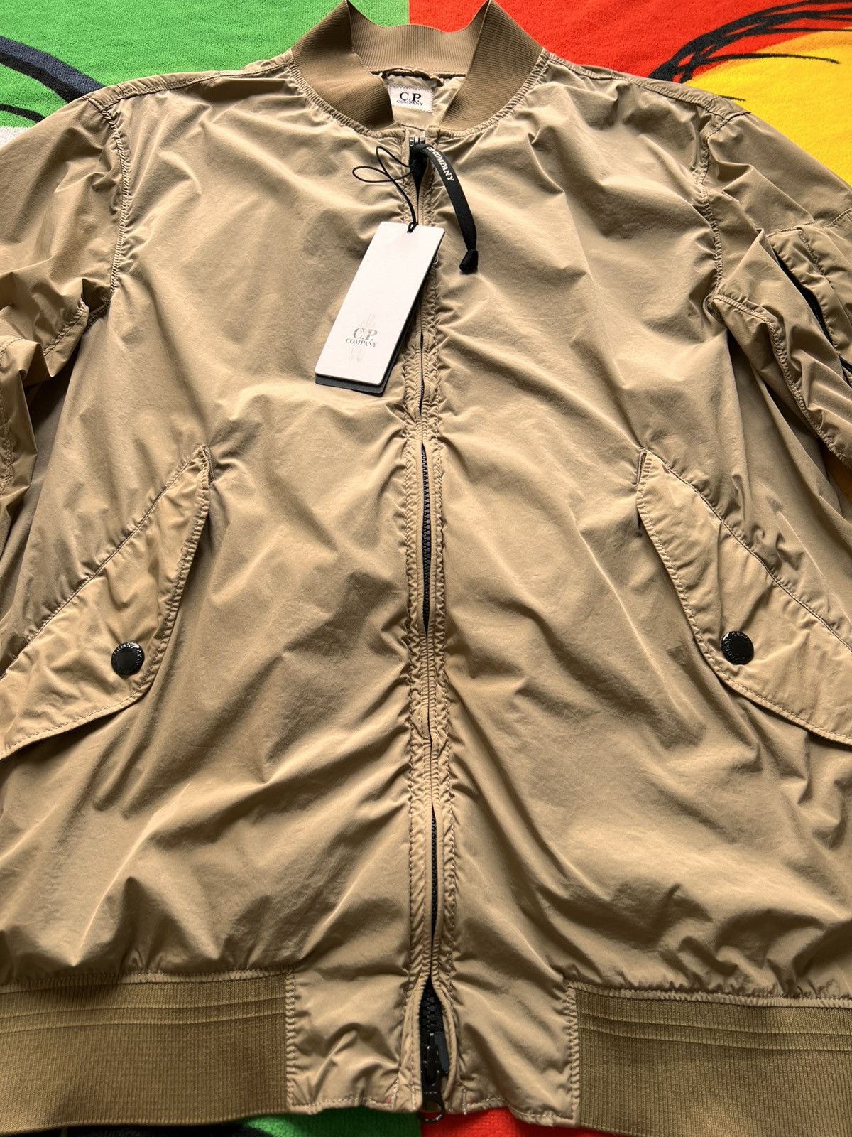 C.P. Company C.P. Company NYcra-R short lightweight Jacket Beige nylon Size US L / EU 52-54 / 3 - 12 Thumbnail