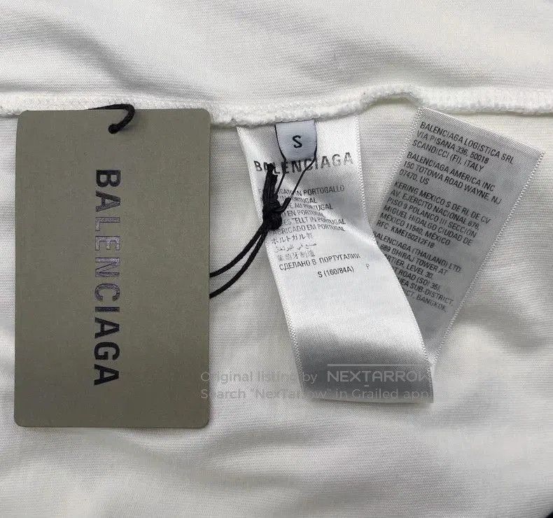 Balenciaga Balenciaga Logo Round Neck Tee. Size US S / EU 44-46 / 1 - 5 Thumbnail