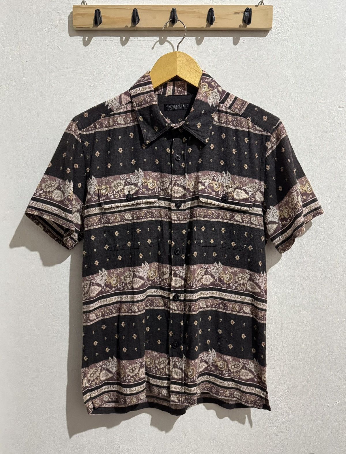 291295=Homme 291295=HOMME ETHNIC BUTTON SHIRT Size US M / EU 48-50 / 2 - 1 Thumbnail