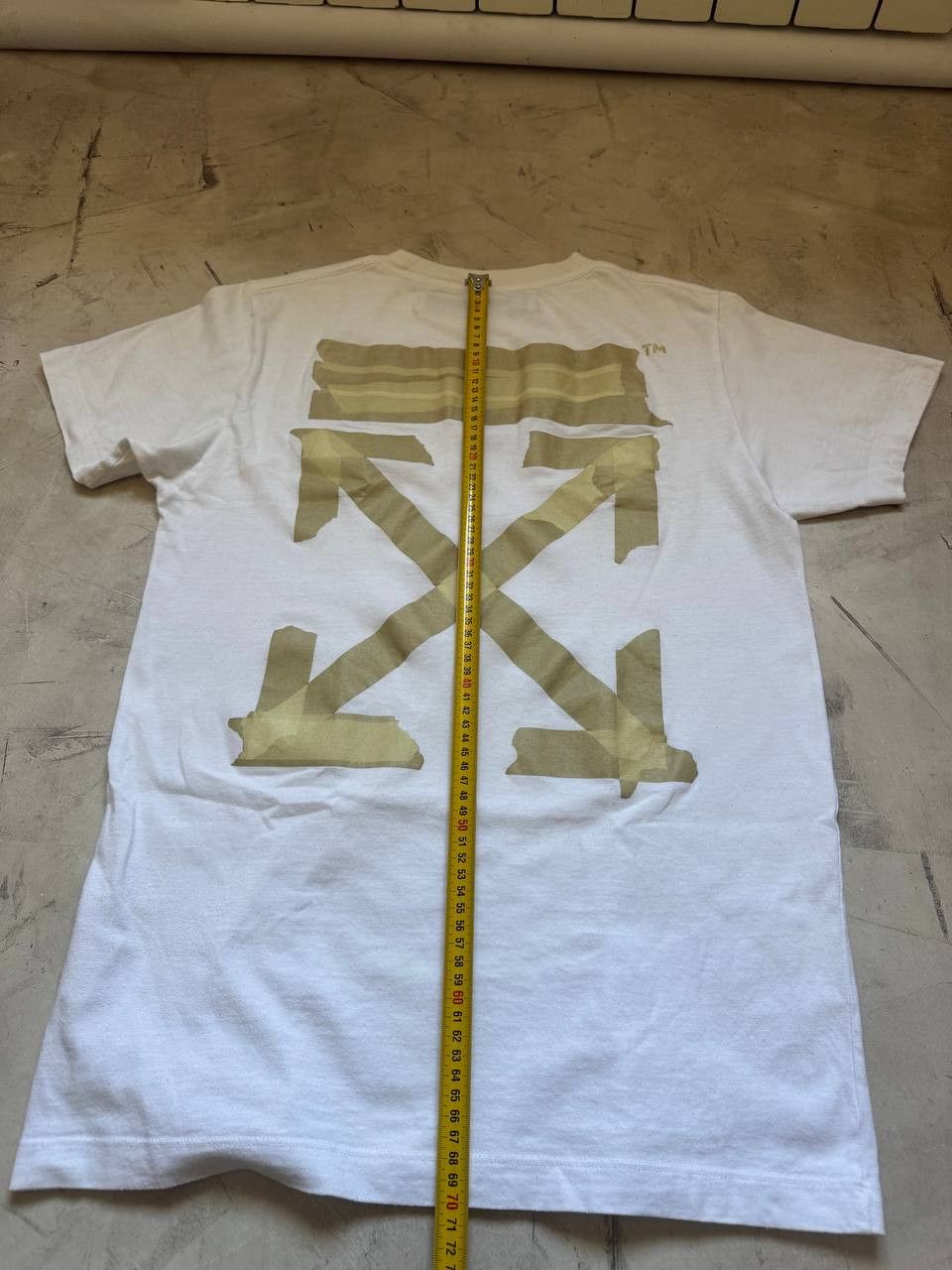 Off-White Off-white Tape arrow t-shirt Size US S / EU 44-46 / 1 - 11 Thumbnail