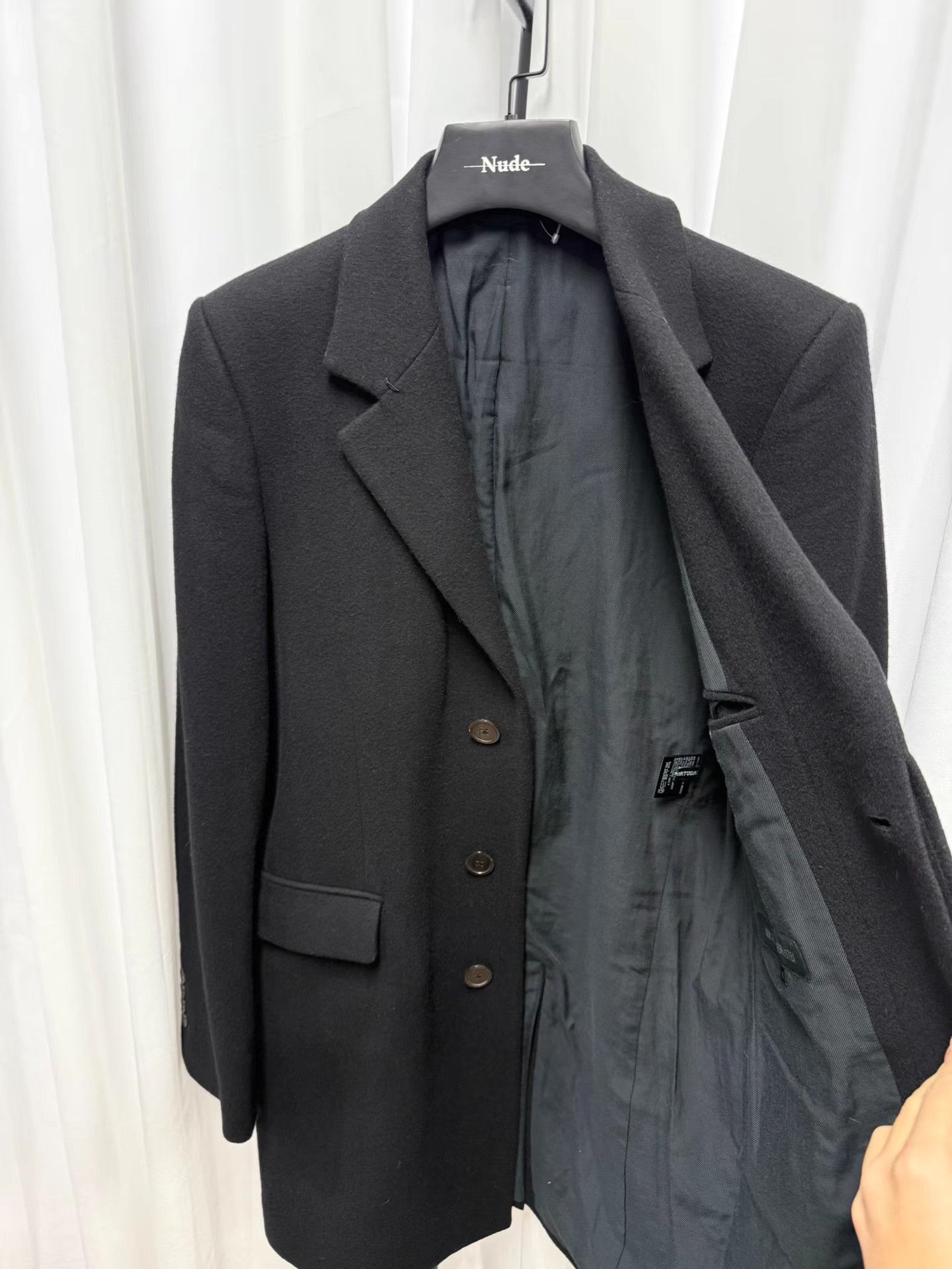 Ann Demeulemeester Ann Demeulemeester 100% Cashmere Coat K20 Size US XS / EU 42 / 0 - 7 Thumbnail