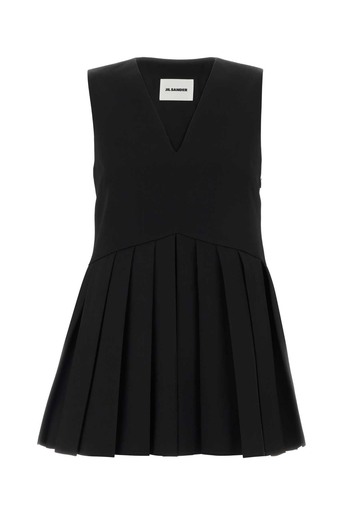 Jil Sander Black Wool Top Size XS / US 0-2 / IT 36-38 - 1 Thumbnail