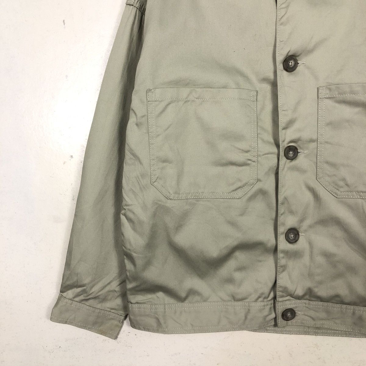 Japanese Brand 📌Vintage Chore Work Jacket GU Japan Issey Miyake Detroit Size US M / EU 48-50 / 2 - 6 Thumbnail