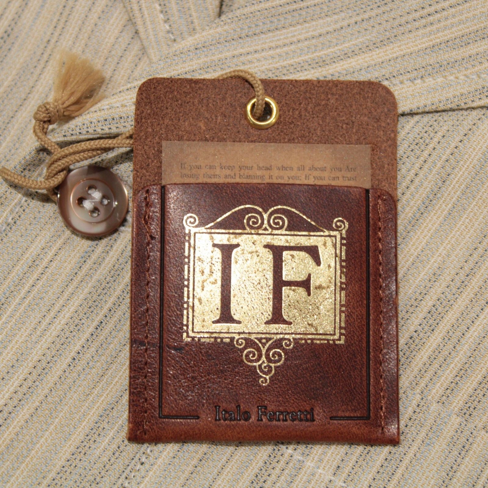Other Italo Ferretti New with tags Shirt Size L US In Beige Size US L / EU 52-54 / 3 - 9 Thumbnail