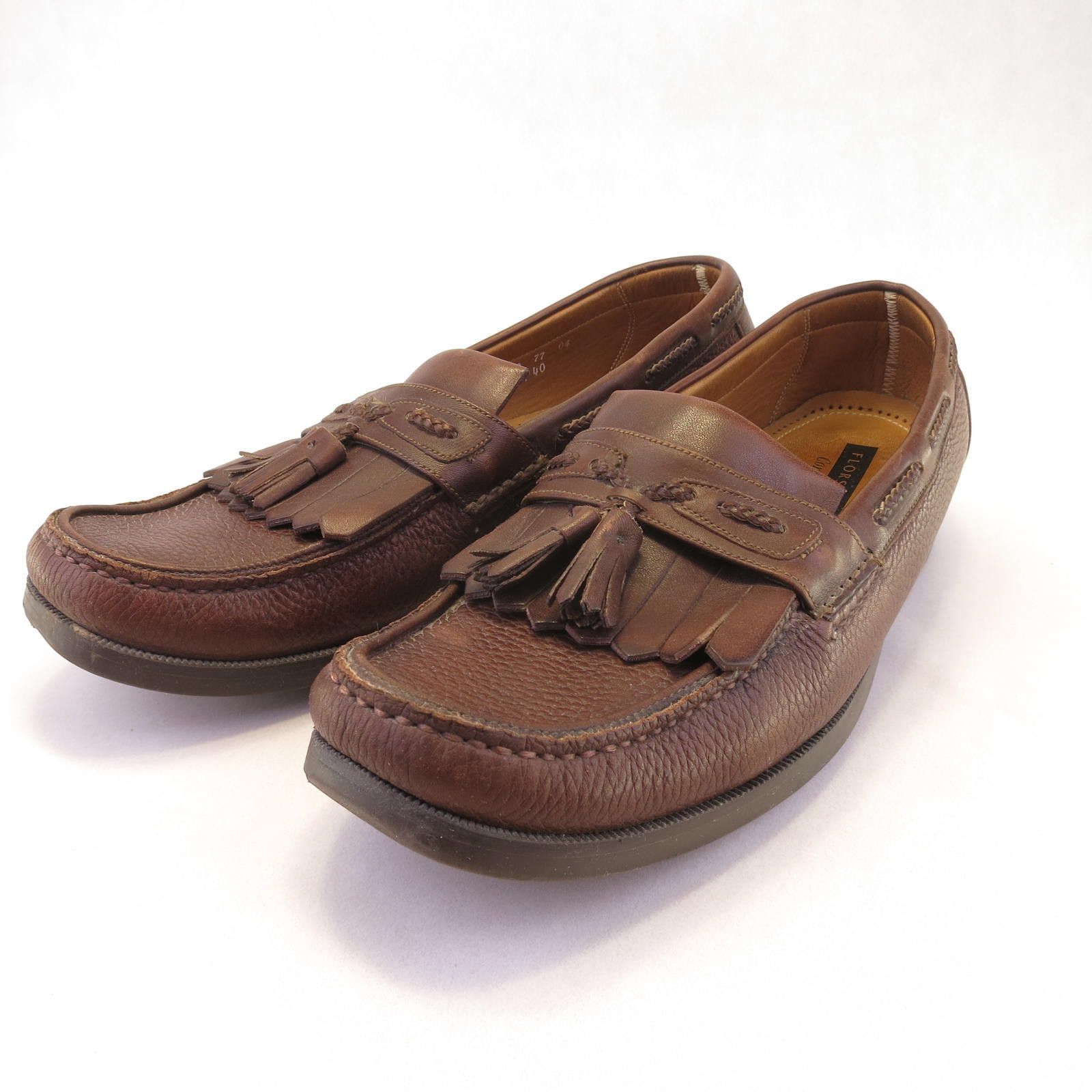 Florsheim Stylish Brown Florsheim Comfortech Tassle Loafers - Size 12B Size US 12 / EU 45 - 1 Thumbnail