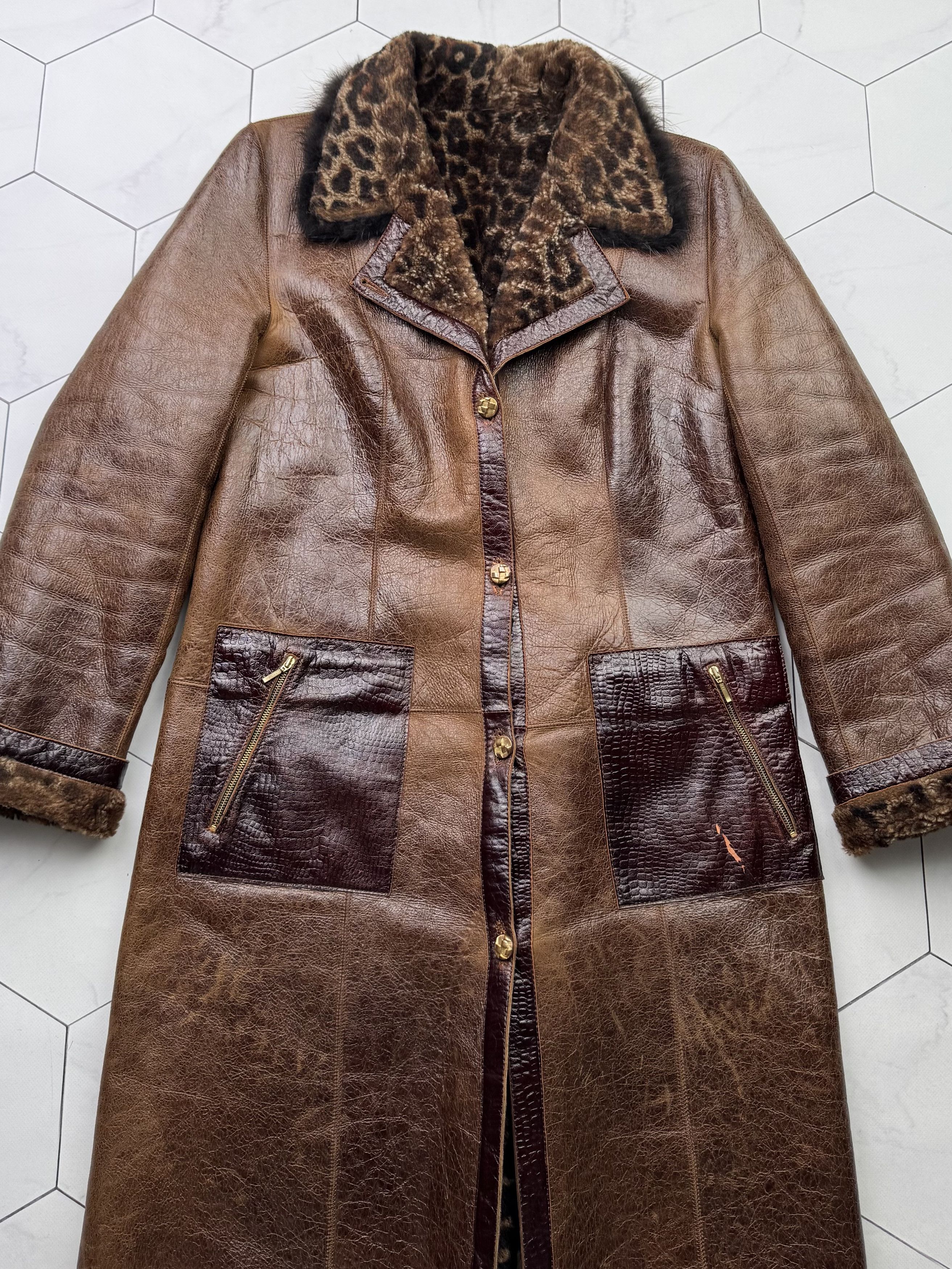 Japanese Brand Vintage Real Sheepskin 2 in 1 Coat (B586)E2 Size L / US 10 / IT 46 - 3 Thumbnail