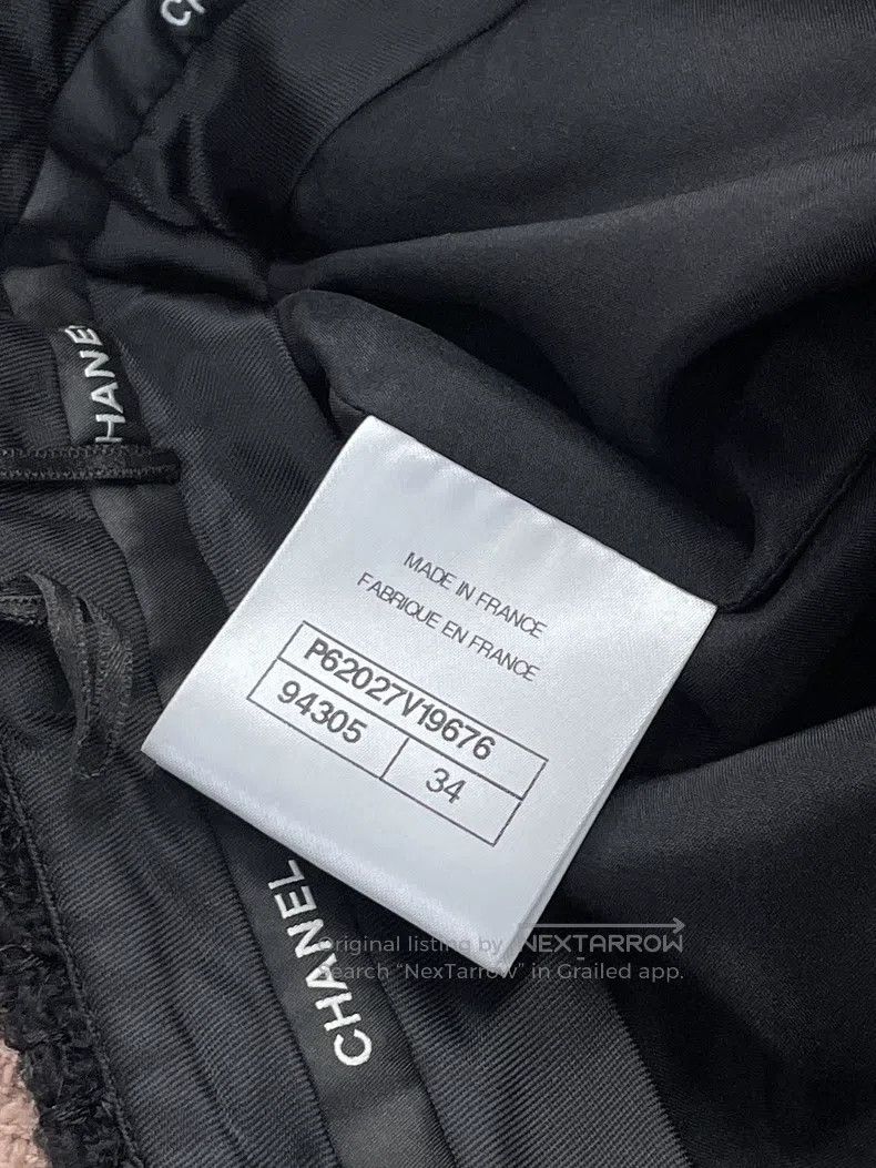 Chanel Chanel Black tweed trousers and casual trousers Size 42" / US 20 - 5 Thumbnail