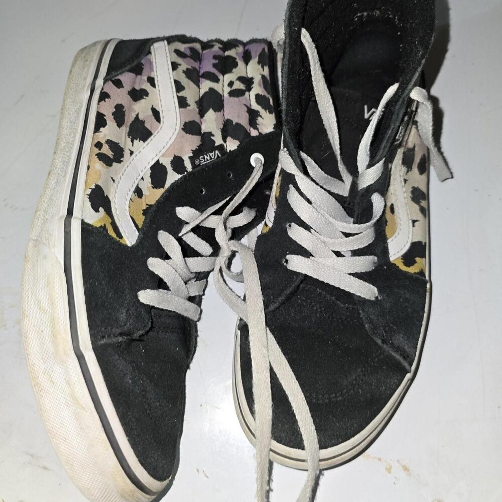 Vans Vans Hi-Top Sneakers With Animal Print Women's Size 5-1/2 Size US 5.5 / IT 35.5 - 4 Thumbnail