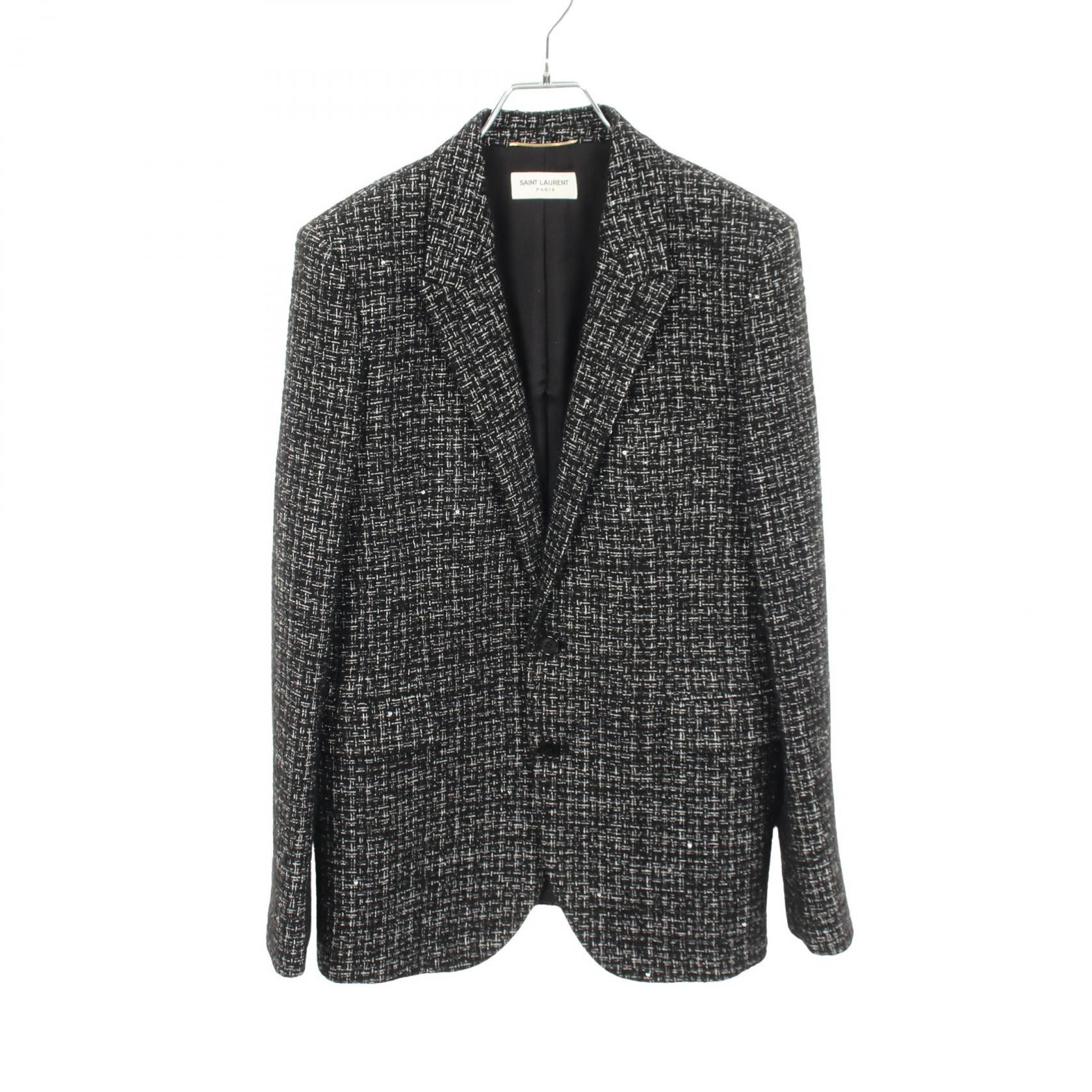 Yves Saint Laurent Yves Saint Laurent Saint Laurent Paris Tweed Sequin Jacket Textile Outerwear DUTY FREE for USA Size ONE SIZE - 1 Thumbnail