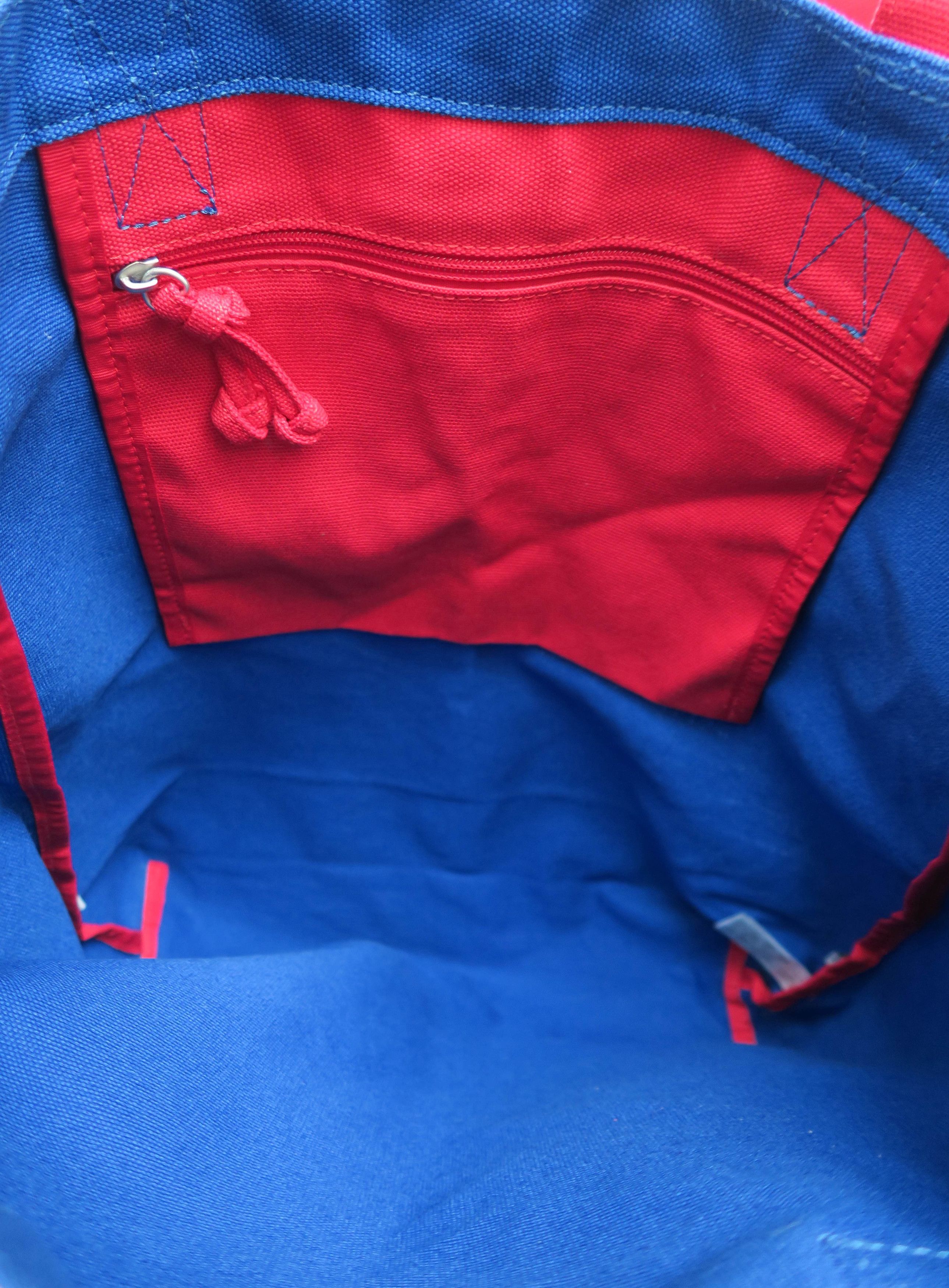 Esprit ESPRIT Retro Vintage 90s Y2K Canvas Tote Bag Size ONE SIZE - 10 Thumbnail