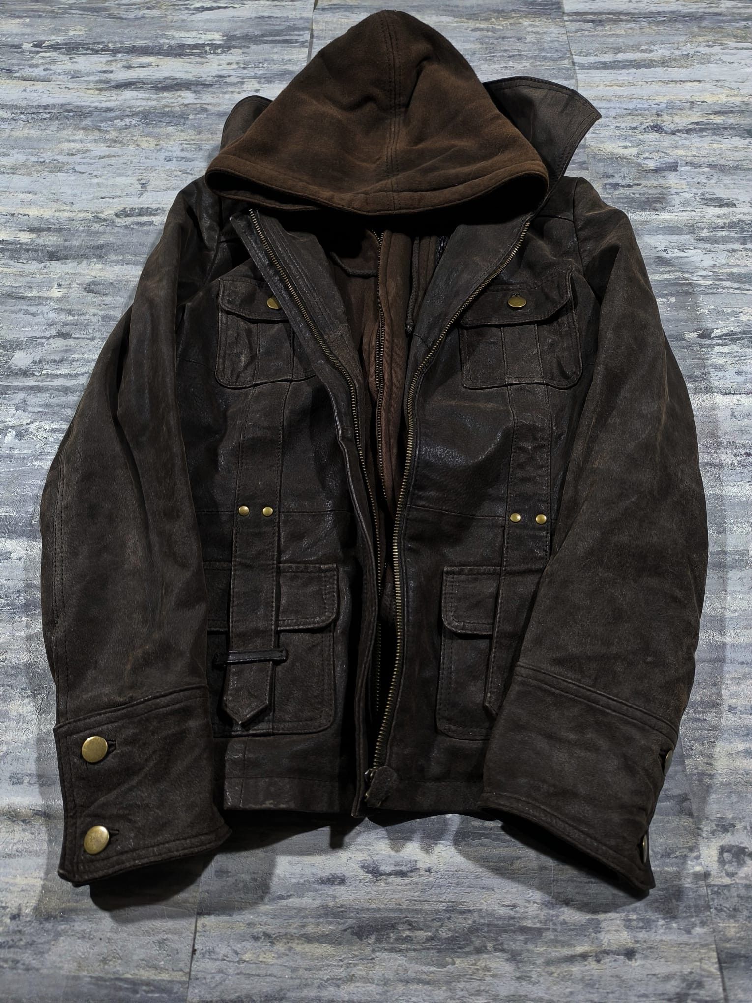 Hysteric Glamour Avantgarde Trashed Leather Jacket Carol Christian Poell Type Size US S / EU 44-46 / 1 - 5 Thumbnail