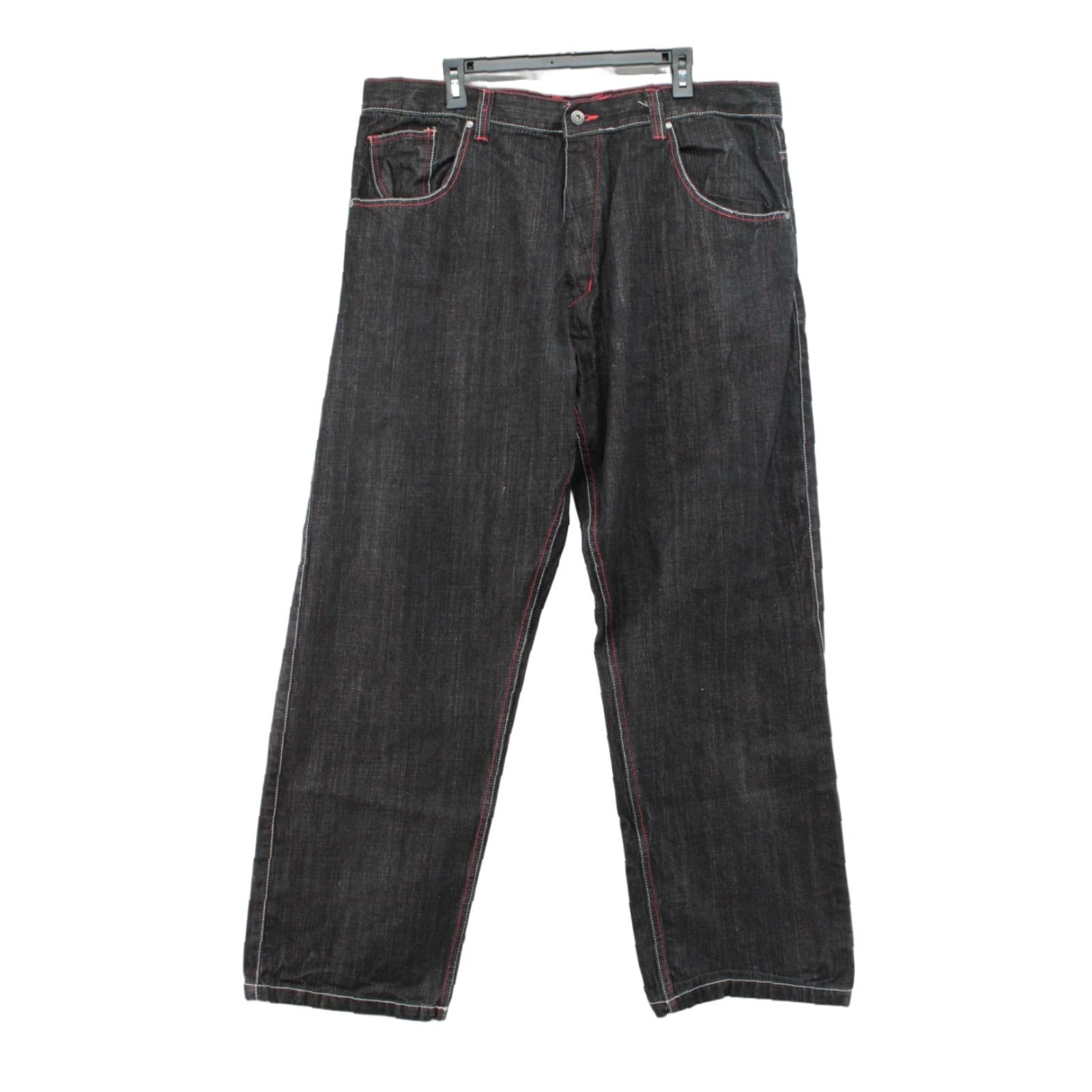 Vintage VTG Ubug Baggy Jeans Men's 40x33 Black Streetwear Grunge Gorpcore Y2K Wide Leg Jeans 90s Mens Size US 40 / EU 56 - 1 Thumbnail