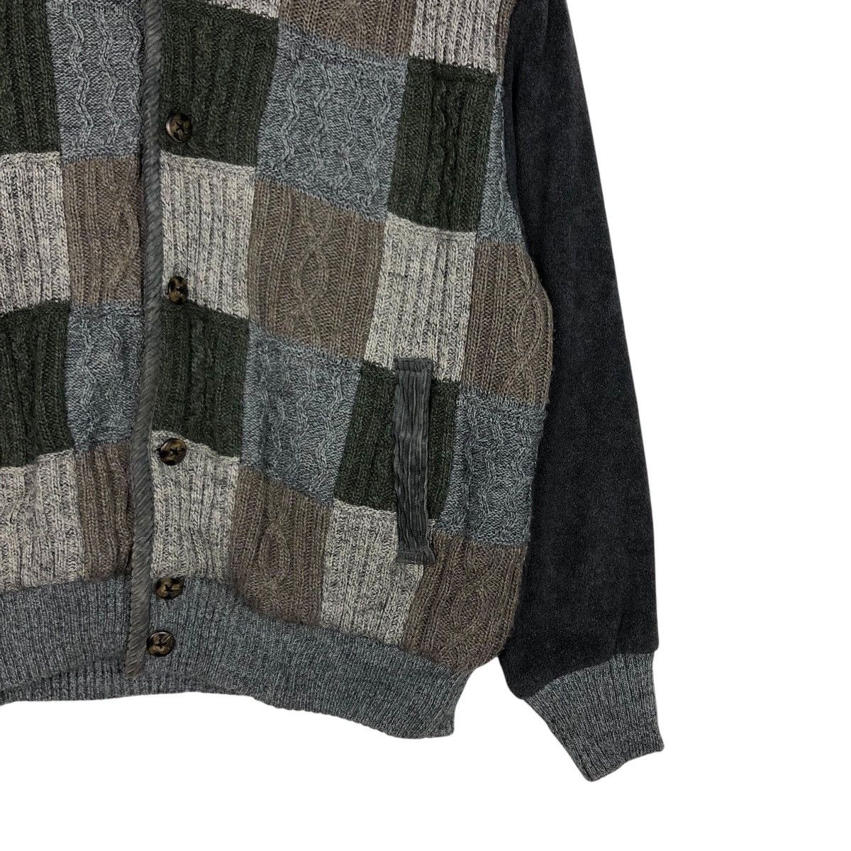 Japanese Brand 📌Bomber Jacket Knit Double Collar Arnold Bassini Navajo Size US M / EU 48-50 / 2 - 6 Thumbnail