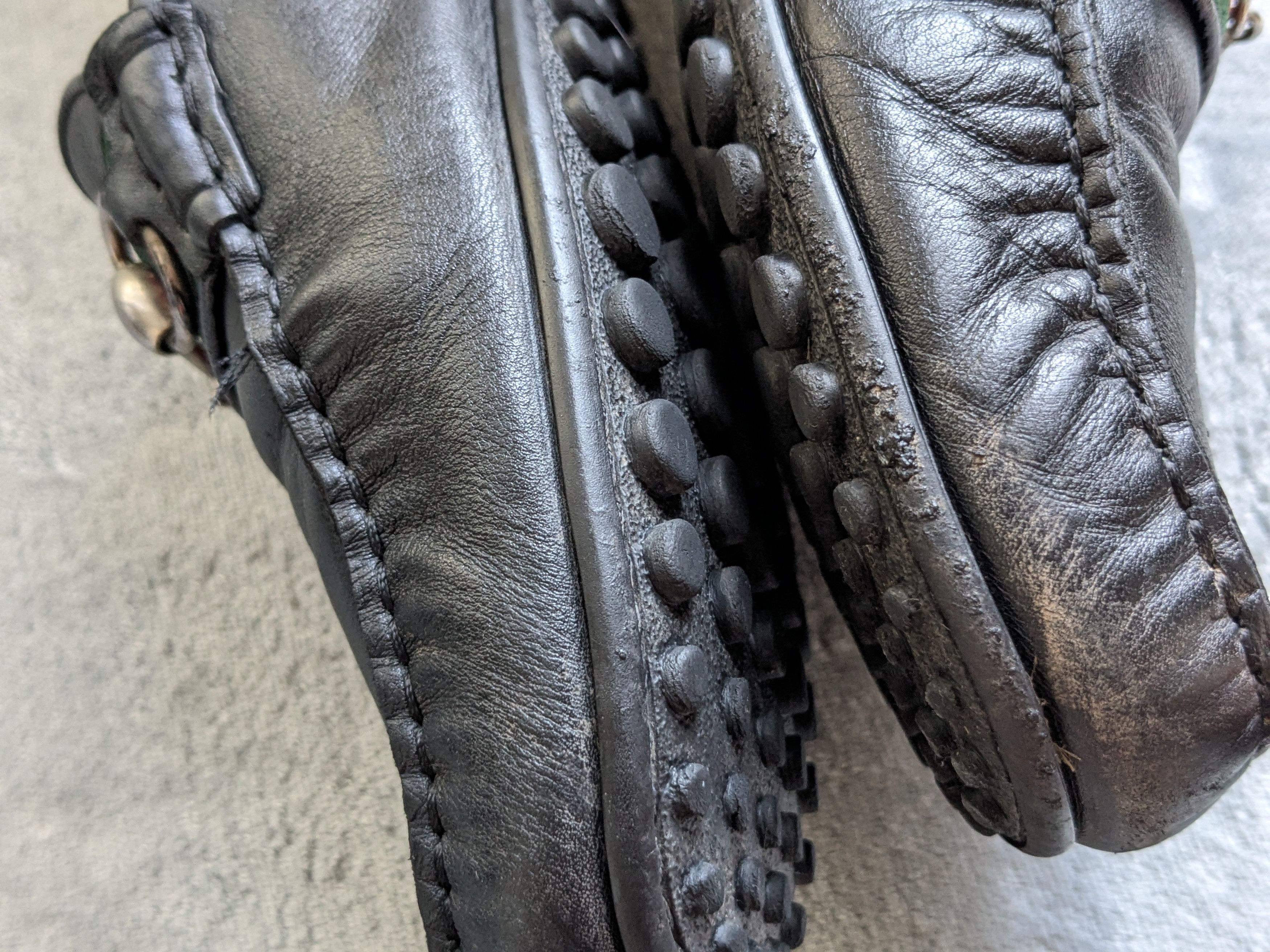 Gucci Gucci Horsebit Driving Loafers Black Leather 9.5 Italy Size US 9.5 / EU 42-43 - 8 Thumbnail