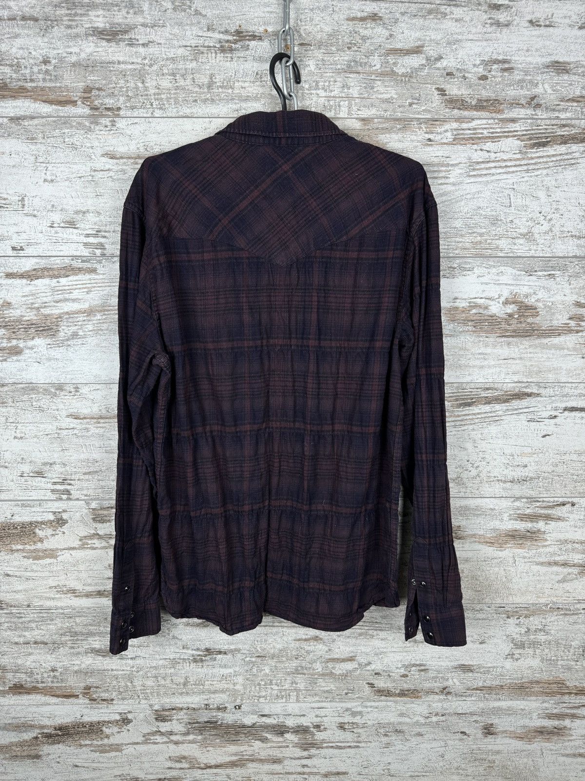 Allsaints Mens Vintage Allsaints Wolfson ls shirt button up luxury Size US L / EU 52-54 / 3 - 8 Thumbnail