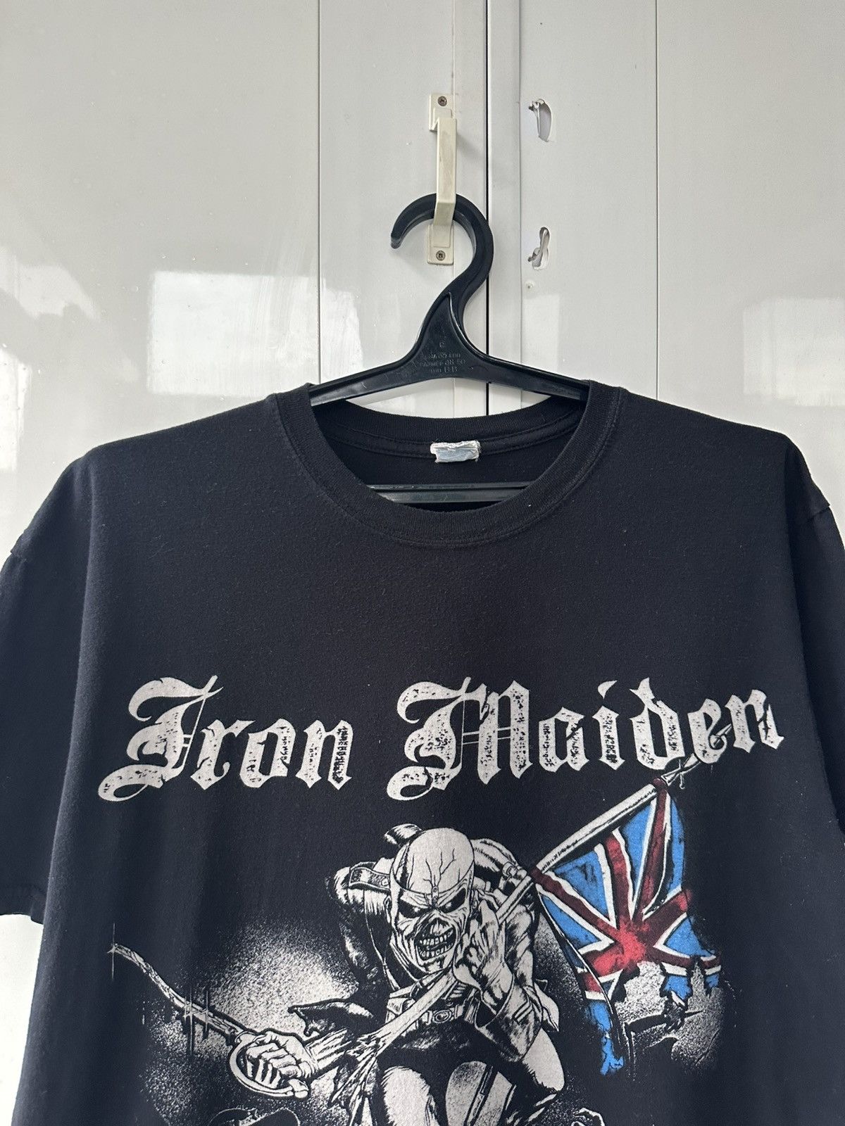 Vintage Vintage Iron Maiden T-shirt “The crooper” Print Size US L / EU 52-54 / 3 - 6 Thumbnail