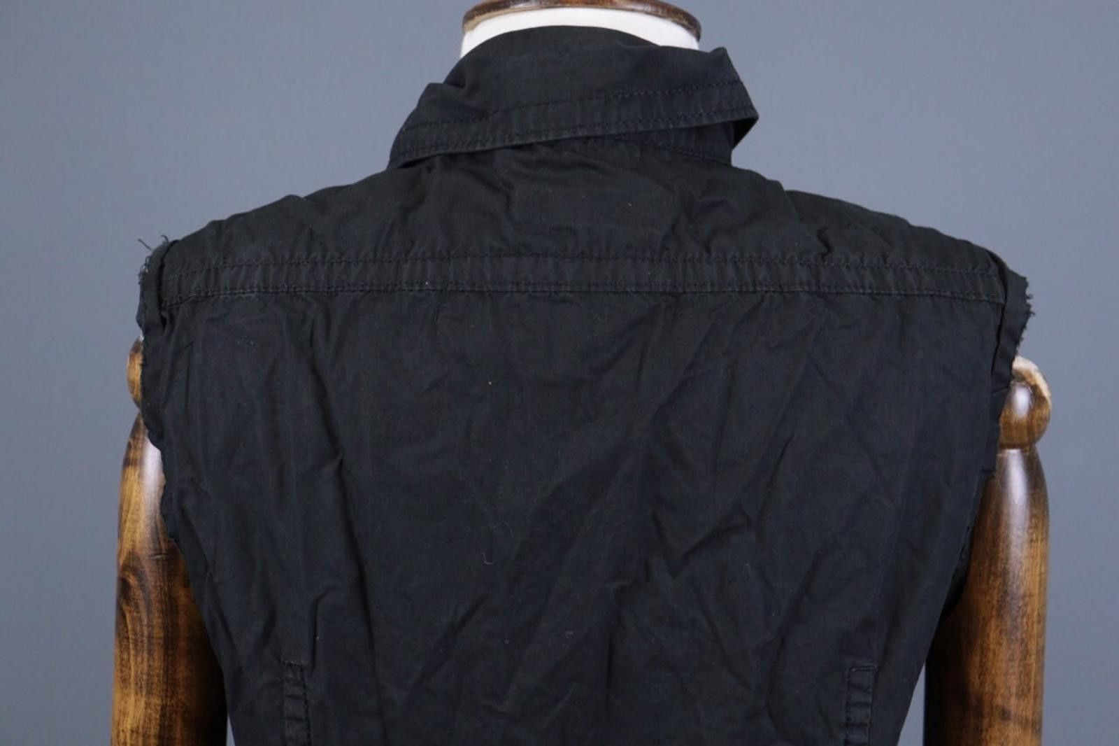 Dsquared2 Dsquared2 Black Button Down Sleeveless Blouse Shirt Size 50 Size M / US 6-8 / IT 42-44 - 11 Thumbnail