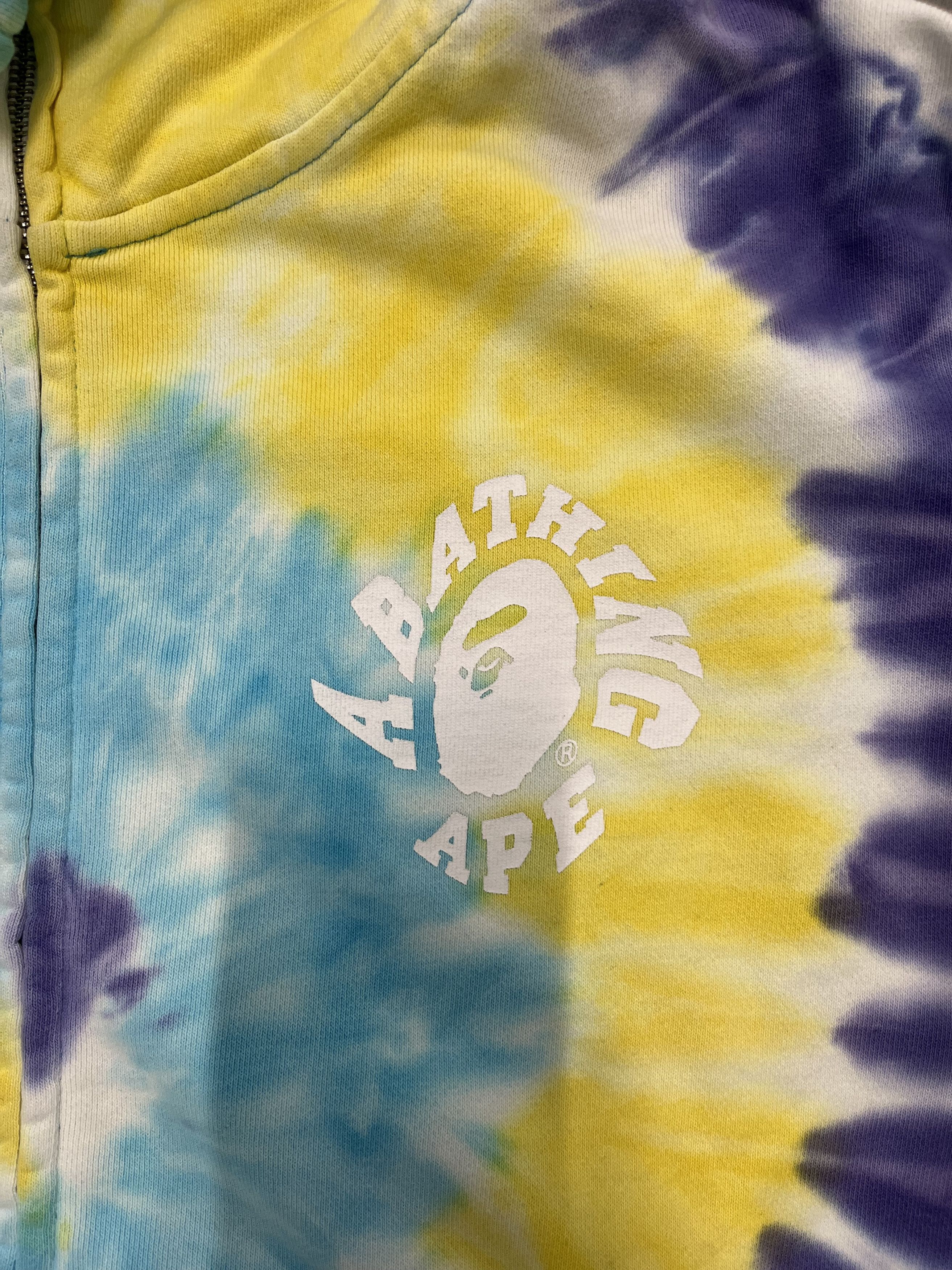 Bape Bape tie die hoodie a bathing ape L Size US L / EU 52-54 / 3 - 3 Thumbnail