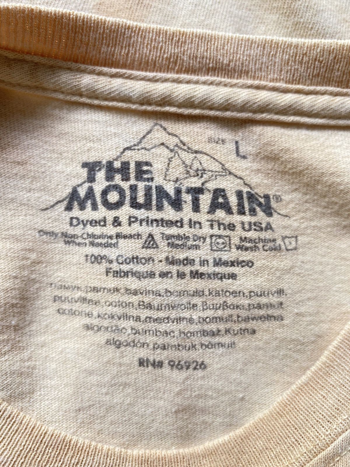 Vintage Giraffe The Mountain tee Size US L / EU 52-54 / 3 - 2 Thumbnail
