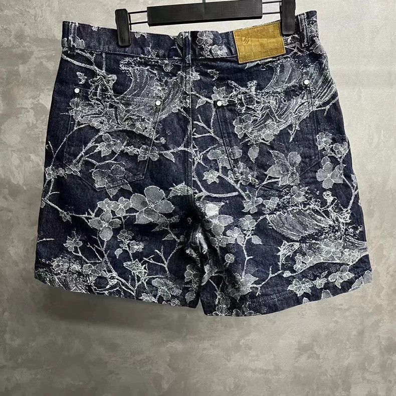 Louis Vuitton Louis Vuitton Floral Print Denim Shorts-2506 Size US 34 / EU 50 - 2 Thumbnail