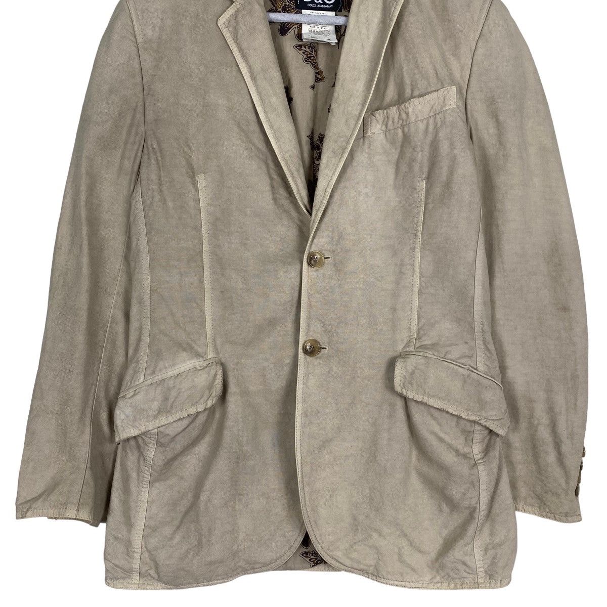 Dolce & Gabbana Dolce & Gabbana Khaki blazer jacket Size US S / EU 44-46 / 1 - 5 Thumbnail