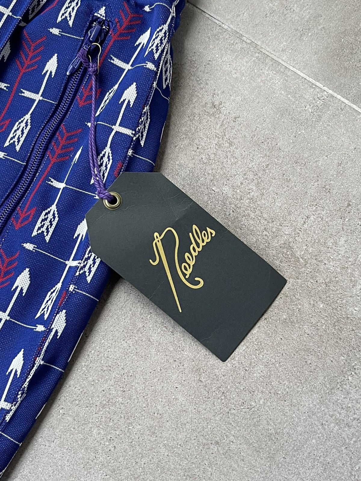Needles !DS! DS23 Needles "Arrows" Butterfly Logo Blue Track Pants Size US 32 / EU 48 - 23 Thumbnail