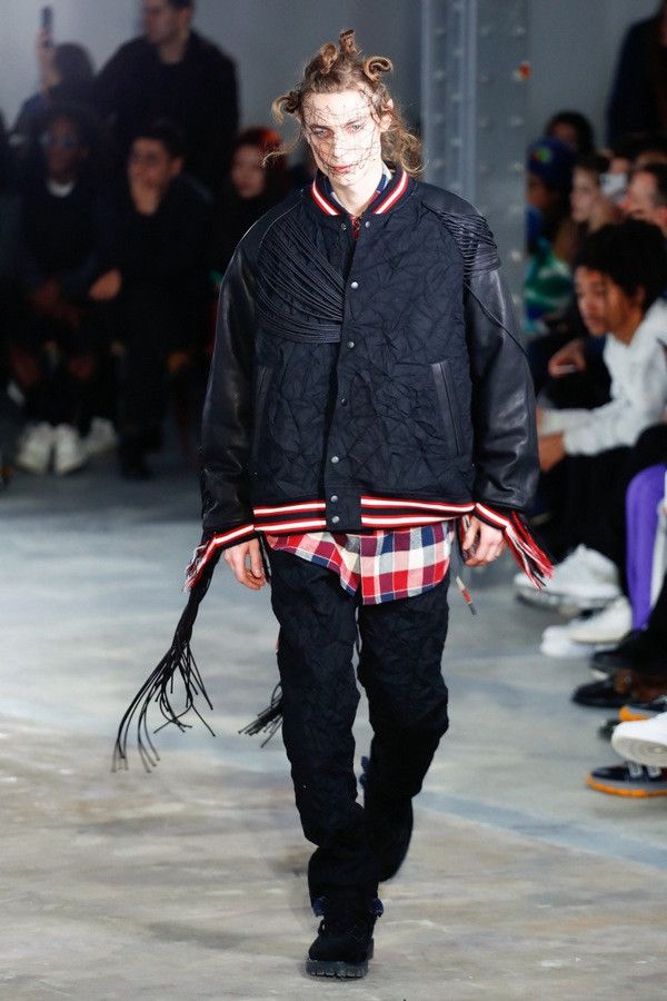 Facetasm FACETASM FW18 RUNWAY Tassel Varsity Jacket Size US XL / EU 56 / 4 - 3 Thumbnail