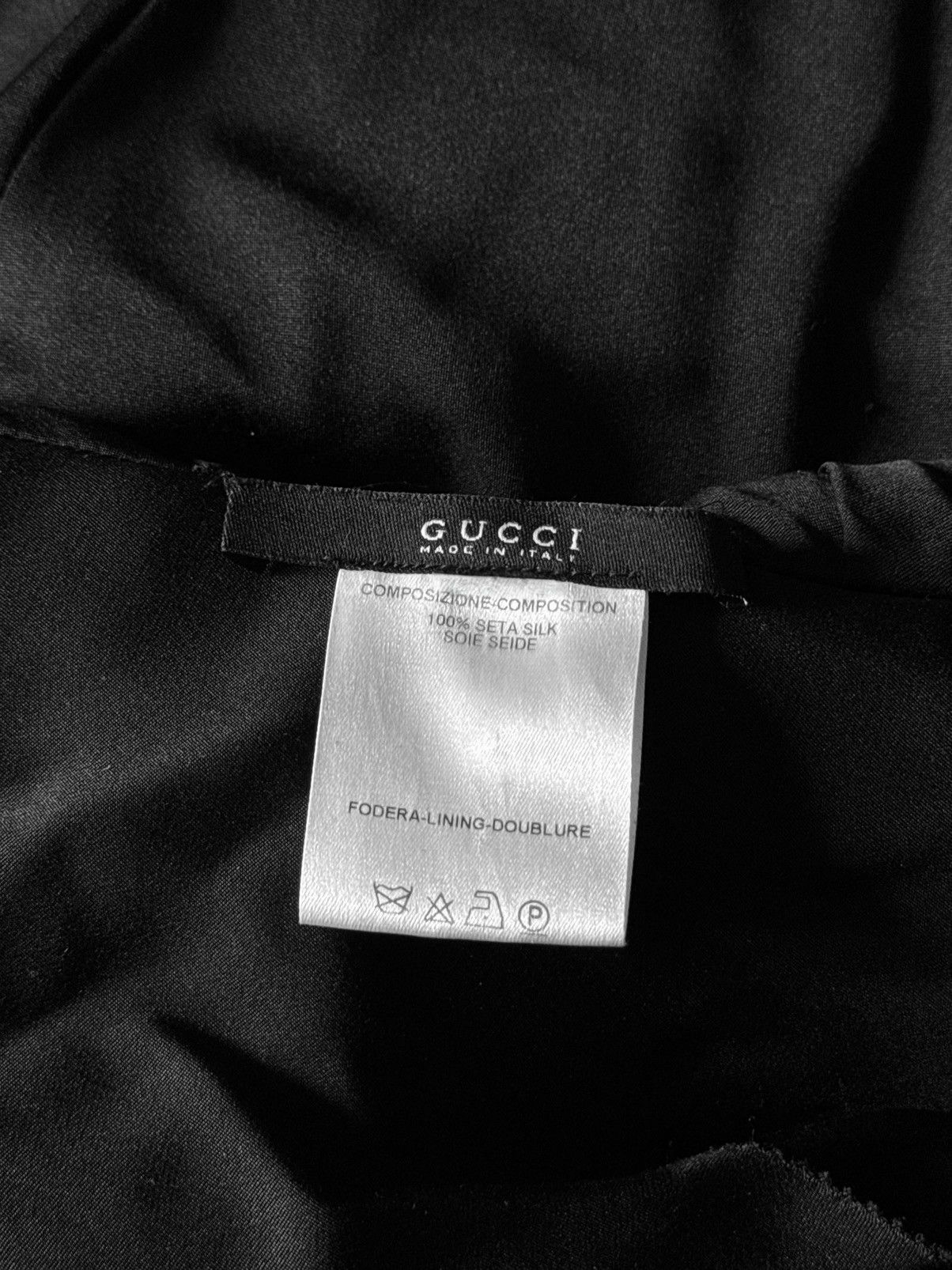 Gucci Gucci by Tom Ford FW 2002 Runway Draped Silk Maxi Dress. Size S / US 4 / IT 40 - 3 Thumbnail