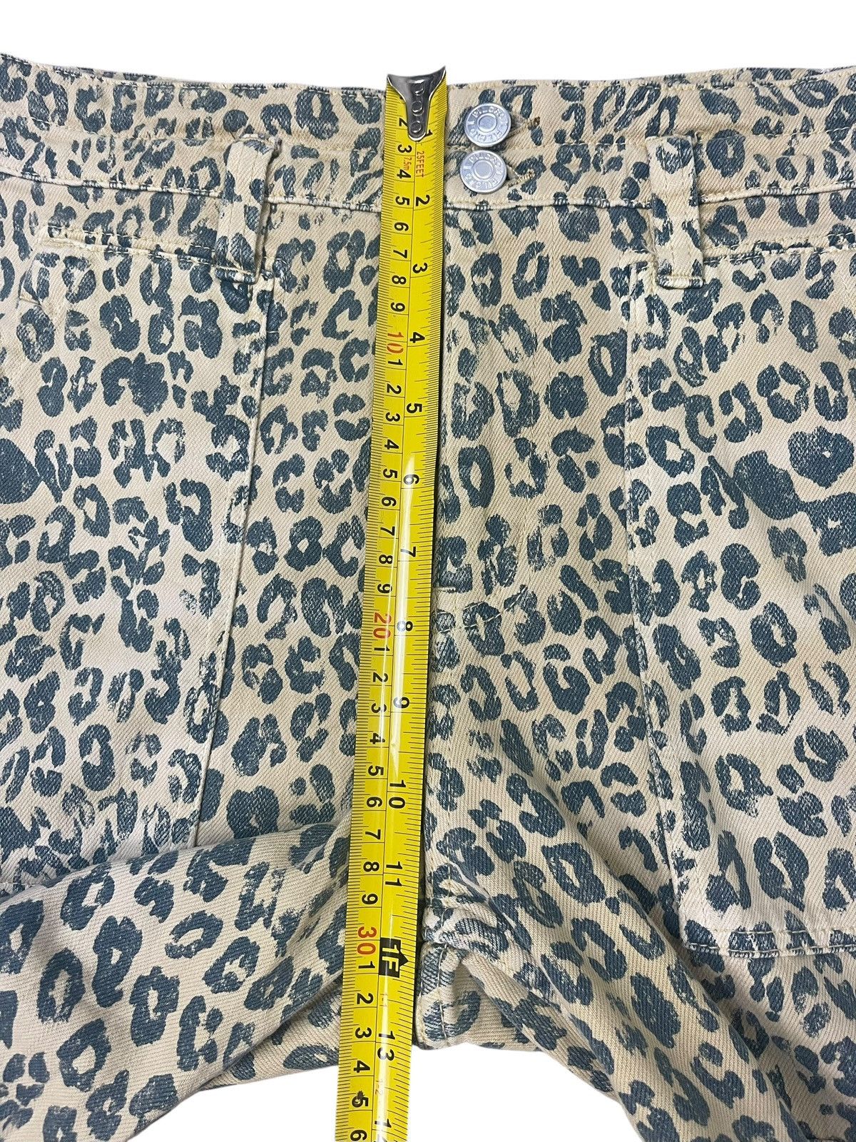 Japanese Brand Vintage Pilcro Jeans Leopard Pattern Fullprint Double Knee Size US 33 - 10 Thumbnail