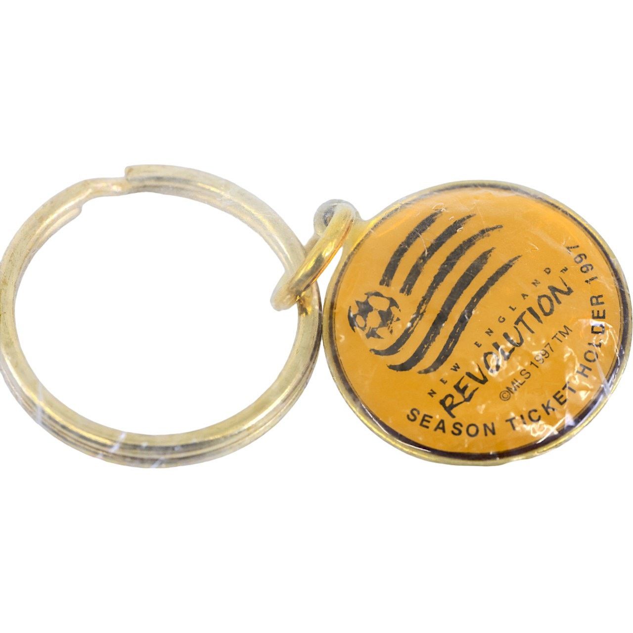 Other New England Revolution 97 Season Ticket Holder Gold Keychain Size ONE SIZE - 2 Thumbnail