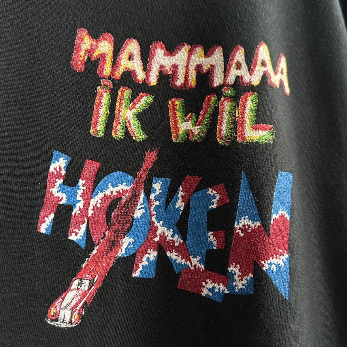 Band Tees × Vintage Vintage 90s NORMAAL HOKEN MAMMAAA IK WIL Long Sleeve Shirt Size US XL / EU 56 / 4 - 5 Thumbnail