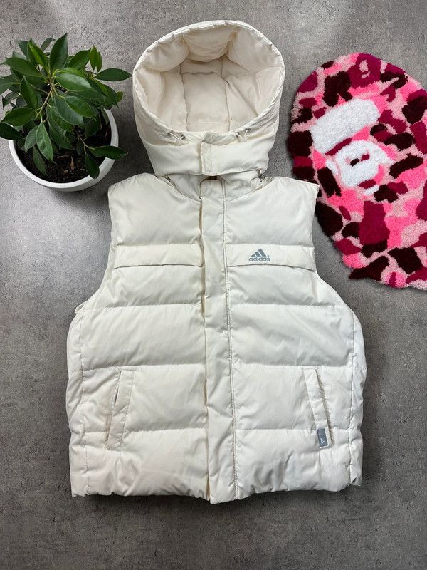 90s Nike adidas Spellout Vintage Y2K Puffer Down Retro Vest
