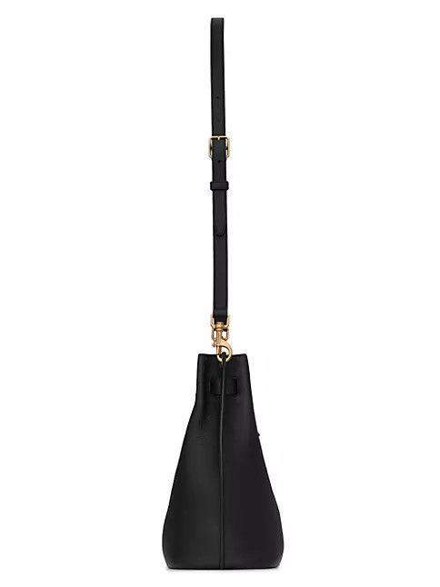Saint Laurent Paris o1b1hav110225 Size: OS/ Boucle Bucket Leather Bag in Black Size ONE SIZE - 3 Thumbnail