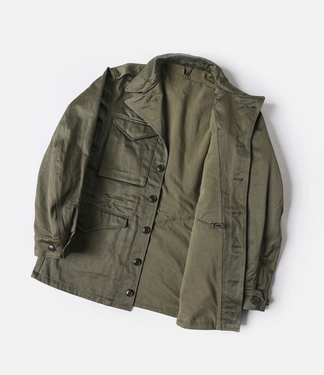 Bronson MFG. CO. Bronson Mfg.co US Army M-1943 Field Jacket(olive)size40 Size US L / EU 52-54 / 3 - 3 Thumbnail