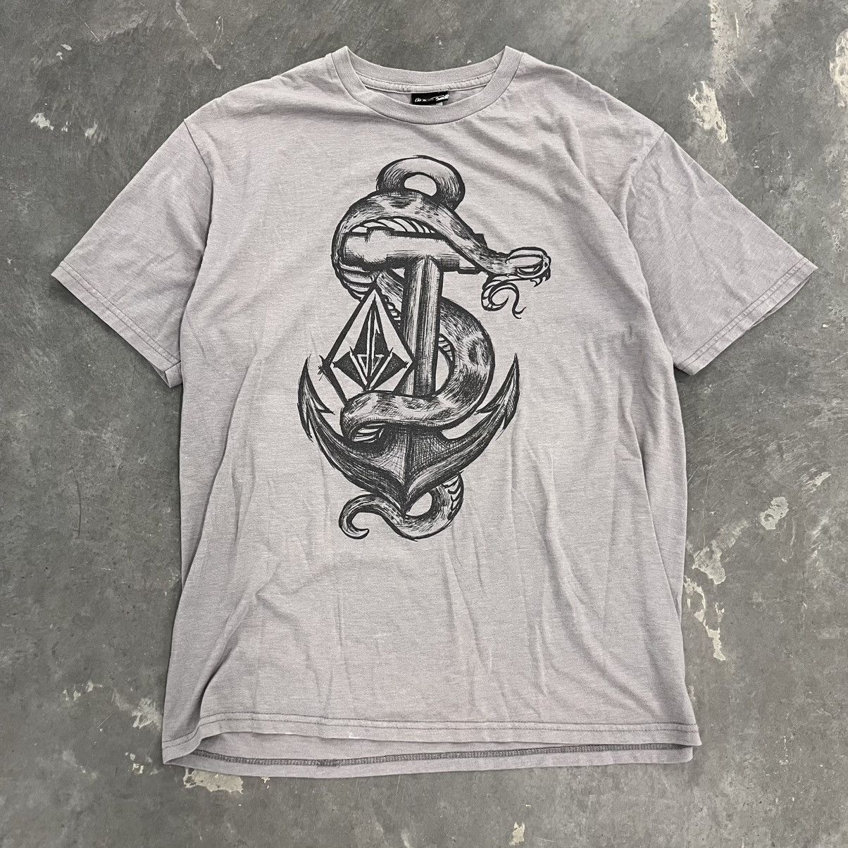 Vintage × Volcom Vintage Y2K old Volcom Original Drawing T Shirt Large Size US L / EU 52-54 / 3 - 1 Thumbnail