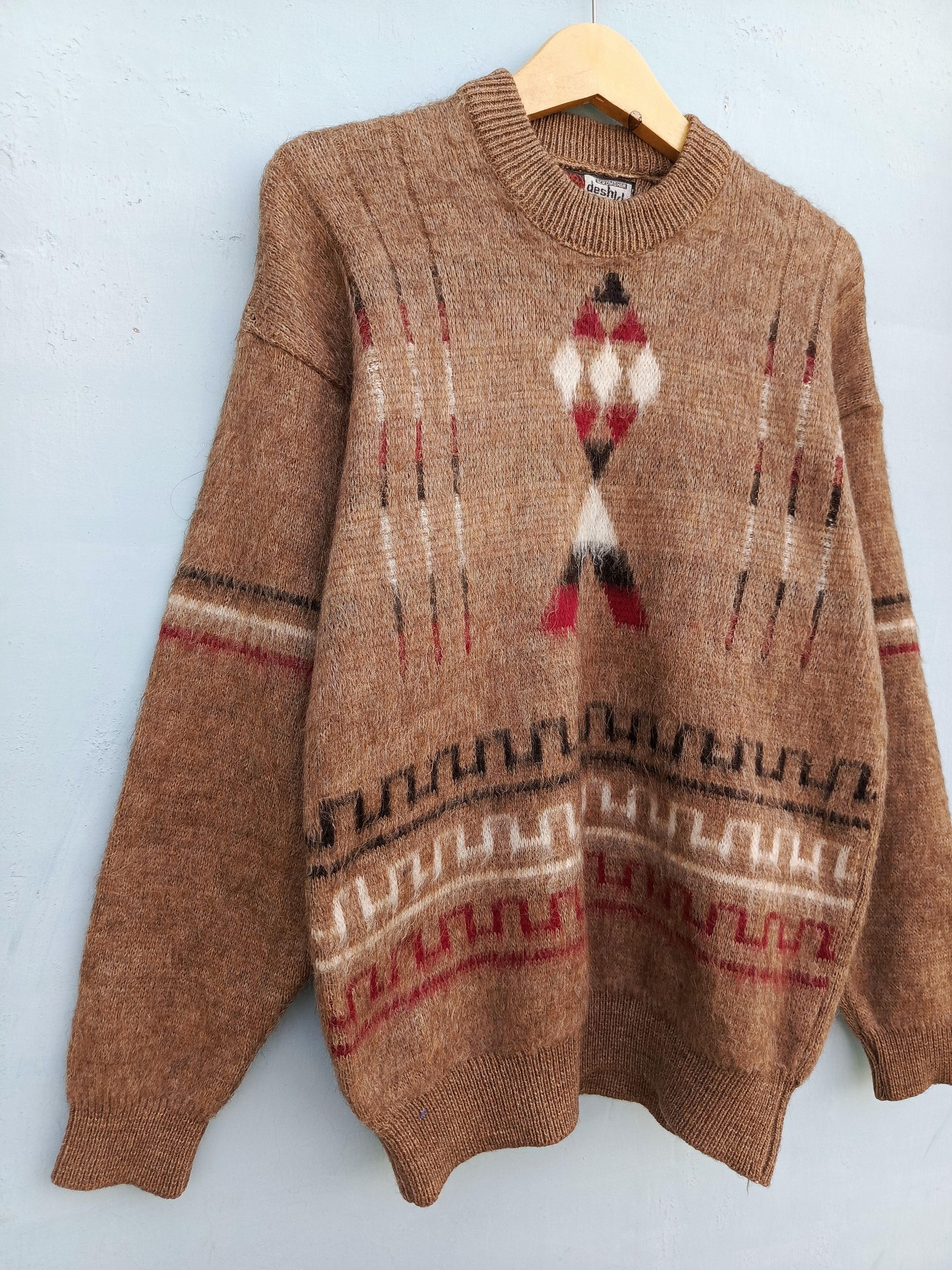 Homespun Knitwear × Vintage Desh mukh pattern knitwear Size US M / EU 48-50 / 2 - 3 Thumbnail