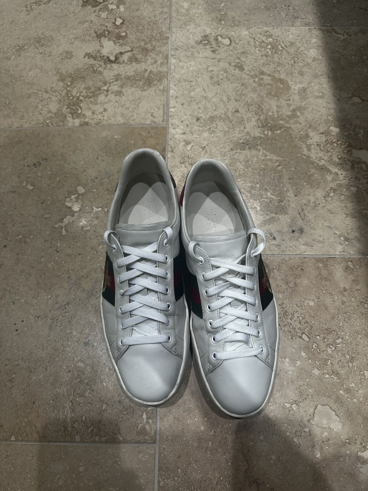 Gucci MEN'S GUCCI BEE SNEAKER WITH EMBROIDERY Size US 11 / EU 44 - 3 Thumbnail