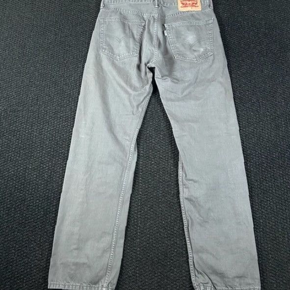 Levi's Levi's 505 Jeans Mens W32 L32 Grey Straight Regular Inseam 32 Denim Cotton Pant Vintage Y2K Mens Size US 32 / EU 48 - 4 Thumbnail