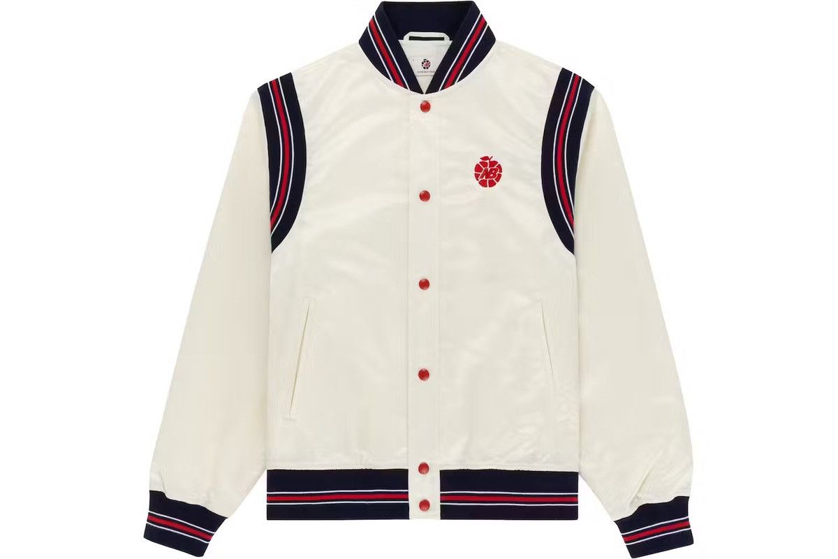 image of Aime Leon Dore x New Balance Team Jacket White, Men's (Size 2XL)