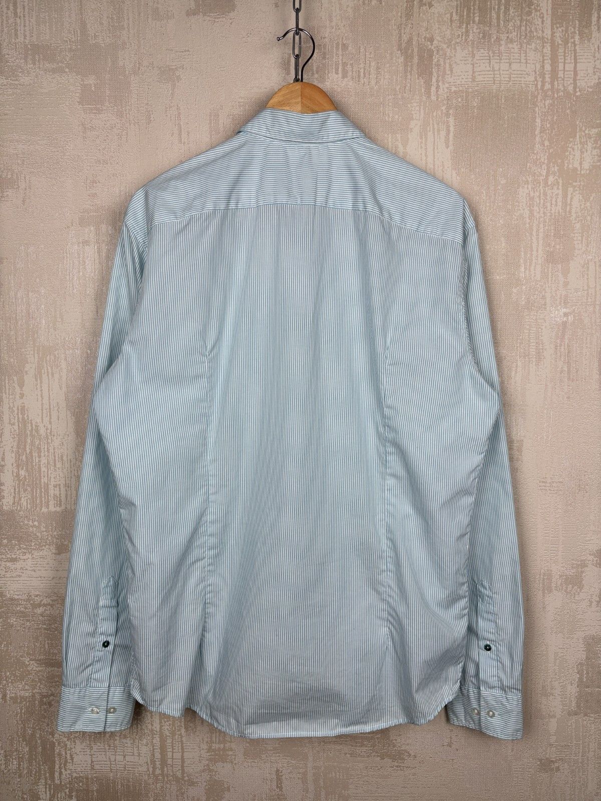 Lacoste Lacoste Striped Shirt Long Sleeve Pocket Slim Tailored Fit Size US L / EU 52-54 / 3 - 15 Thumbnail