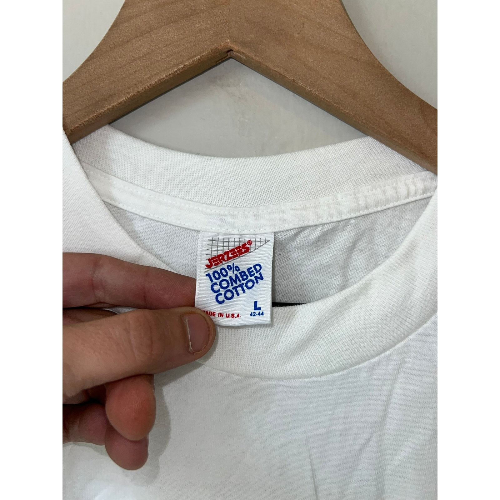 Jerzees Vintage National Park Shirt Test Print Grand Teton Large Size US L / EU 52-54 / 3 - 6 Thumbnail