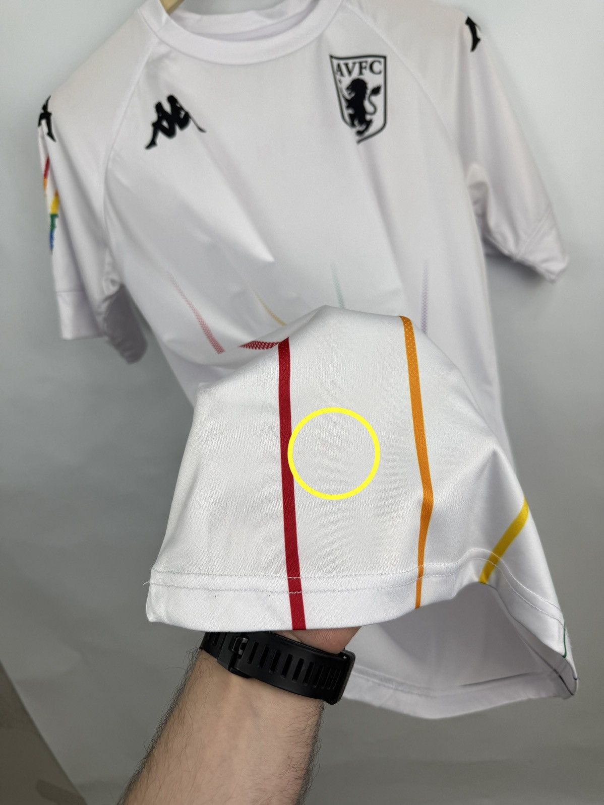 Kappa 🏴󠁧󠁢󠁥󠁮󠁧󠁿 Kappa Aston Villa AVFC Part of The Pride Soccer Jersey Y2K Size US M / EU 48-50 / 2 - 13 Thumbnail