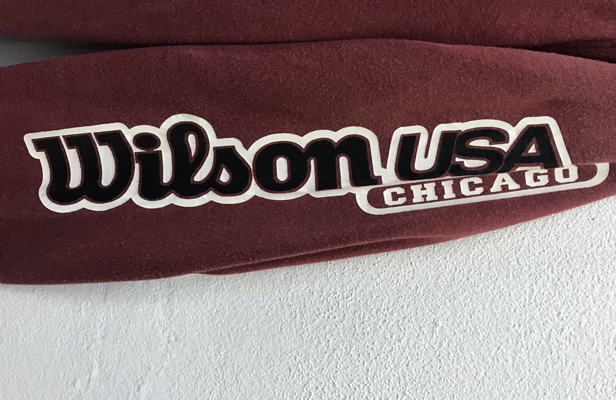 Vintage × Wilson Vintage Wilson Usa Chicago Sweatshirt Size US L / EU 52-54 / 3 - 6 Thumbnail