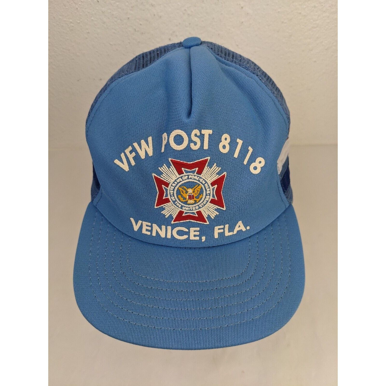 Other VFW Post 8118 Venice Fl 3 Three Stripe Snapback Hat Trucker Size ONE SIZE - 4 Thumbnail