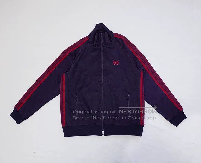 Needles Needles Butterfly embroidered striped casual jacket Size US L / EU 52-54 / 3 - 2 Thumbnail