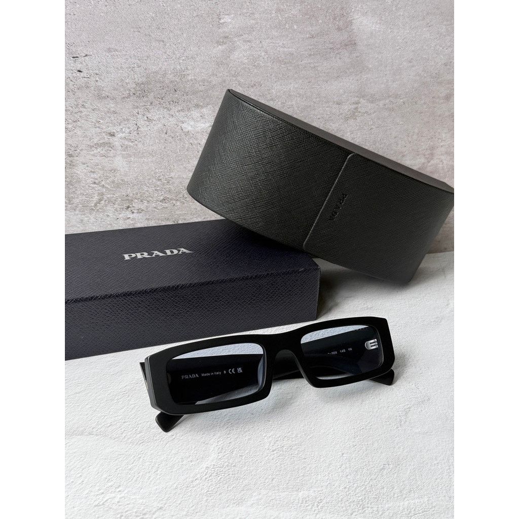 Prada NEW Prada PR D09SD Sunglasses in Black Blue $497 Size ONE SIZE - 2 Thumbnail