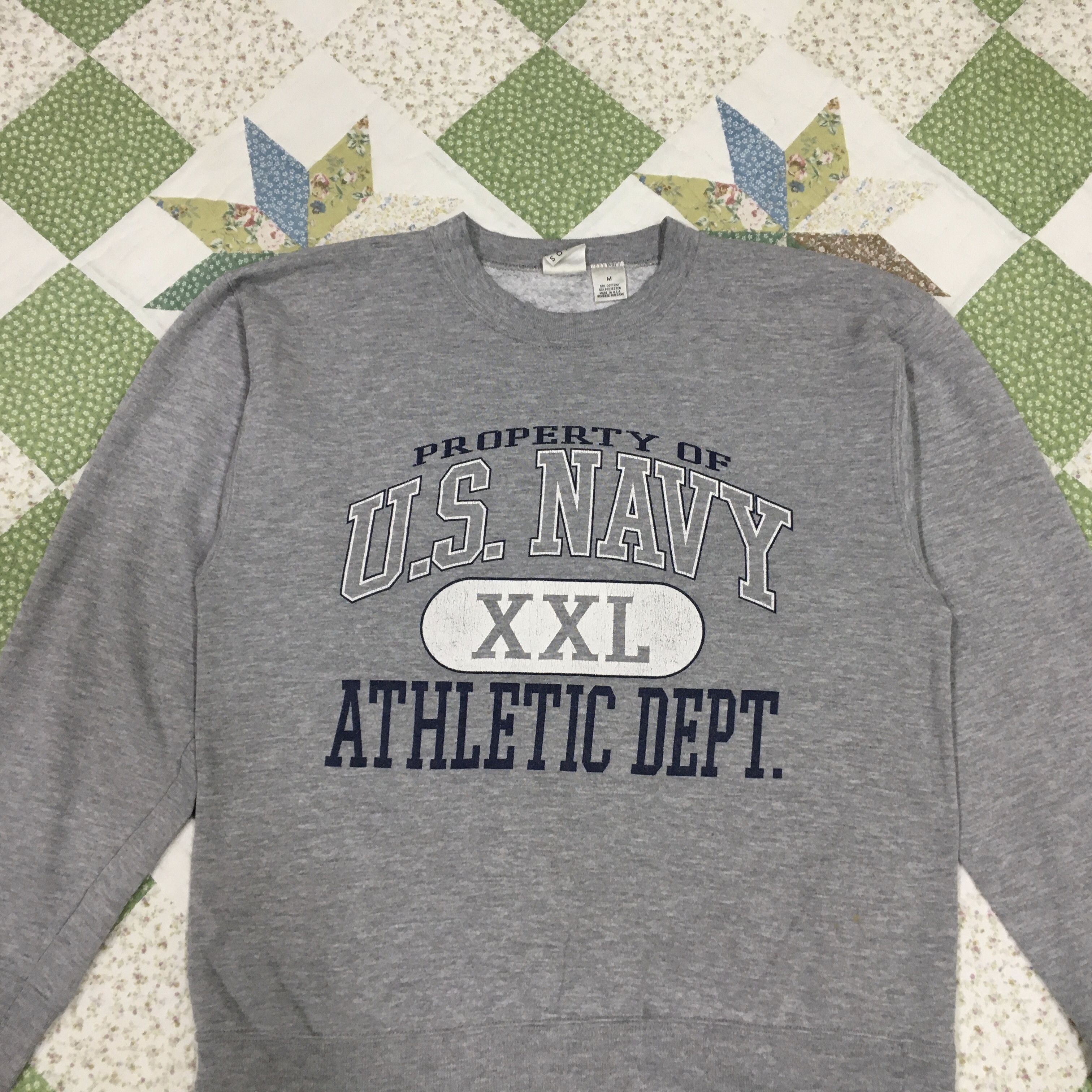 Vintage Vintage US NAVY Crewneck Sweatshirt Size US M / EU 48-50 / 2 - 3 Thumbnail