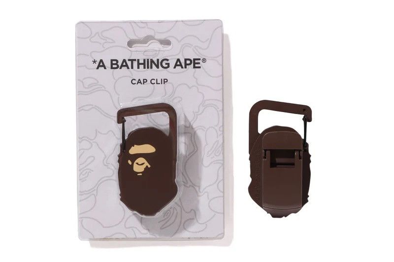 A BATHING APE 紫迷彩帽子1993年製& CAP CLIP－－Mercari - 帽子