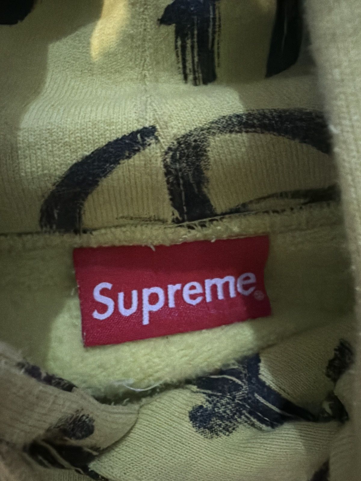 Supreme Supreme Black Ark Hooded Sweatshirt 'Fluorescent Yellow Size US M / EU 48-50 / 2 - 5 Thumbnail